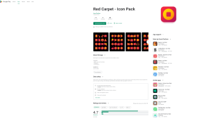 Red Carpet Icon Pack Gratis Android