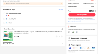 Teclast F16 Pro IPS FHD 15.5″ 12/256GB Intel N95 Wifi 6 5000mAh por solo 227,30€