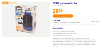 FERM waterontharder 5 liter voor €29,99 bij de Action