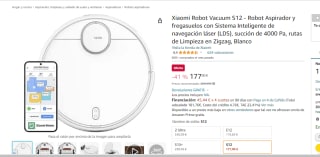 Xiaomi Robot Vacuum S12 por 175,20€
