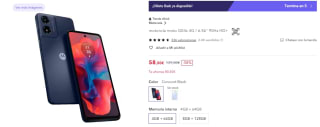 Motorola moto G04s 4G de 4GB/64GB por 58,50€ (cuenta nueva por 46,50€)