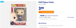 Diverse Funko pop!s voor €3,99 bij de Action