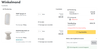 30% korting op de hele collectie bij aankoop vanaf €100 bij CASA