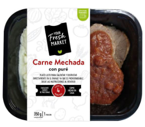 Carne mechada con puré Your Fresh Market de 350 gramos por $2.990