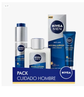 NIVEA MEN Pack ahorro cuidado personal - Contiene gel, contorno de ojos y affershave por 9.77€