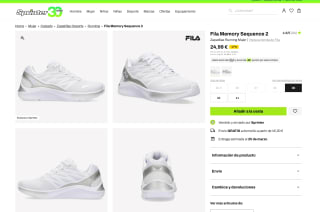 Zapatillas Fila Memory Sequence 2 Running Mujer por solo 24,99€