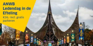 ANWB ticket Ledendagen in de Efteling voor €24 incl. parkeren op 23 & 24 maart