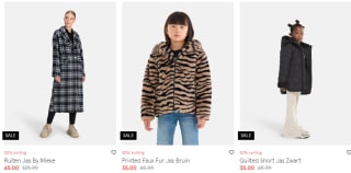 50% korting op alle sale winterjassen bij Shoeby