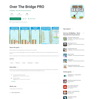 Juego Educativo Over the Bridge Pro Gratis