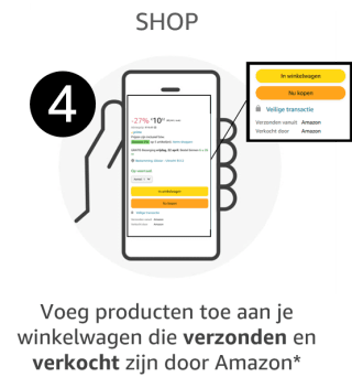 Amazon kortingscode voor €7,50 korting op je eerste aankoop via de app