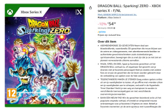 DRAGON BALL: Sparking ZERO voor €54,99 bij Amazon