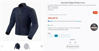 Chaqueta de Moto Rev'It! Ridge GTX por 324,05€