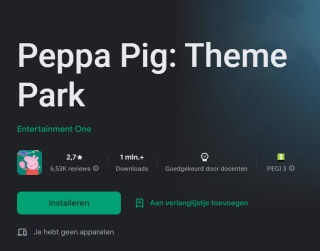Peppa Pig: Theme Park gratis te downloaden bij Google Play