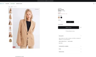 Springfield Blazer fluido Mujer por 14,99€