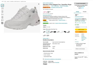 Zapatillas Skechers D'lites Biggest Fan Mujer por 34,60€