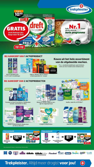 Gratis dreft platinum plus ( 16 stuks ) twv 10,99 euro bij je bestelling