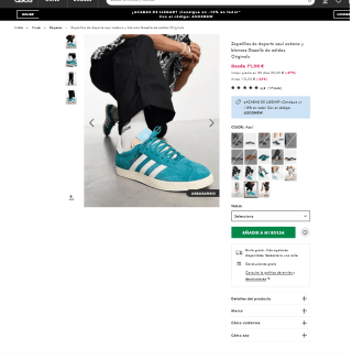 Zapatillas Adidas Gazelle por solo 60,77€