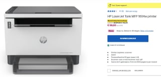 HP LaserJet Tank MFP 1604w printer voor €99 in de HP Store