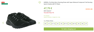 Merrell Fly Strike GTX - Trailrunningschoenen voor €47,49 bij Outlet46