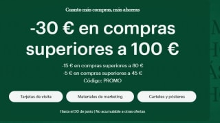 Descuento de 30€ en compras de +100€