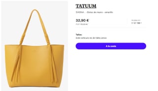 Bolso de mano TATUUM SHONA por 32.9€