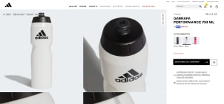 Garrafa Adidas, modelo Performance de 750ml - R$ 29,99