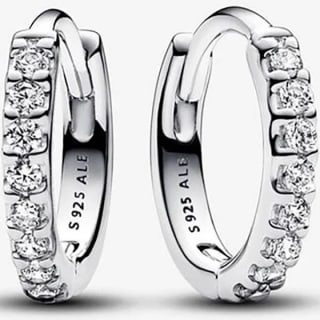 Pandora Pendientes de Aro en Plata de Ley Abrazo Brillante por 25,20€