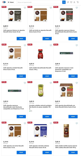 -5€ de Descuento directo por compra de 20€ en Carrefour.