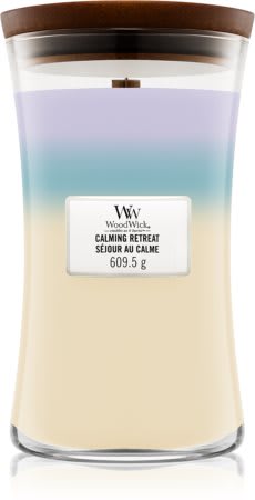 Geurkaars Woodwick Trilogy Calming Retreat voor €22,52 bij Notino