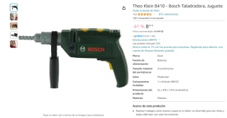 Bosch Taladradora, Juguete por 8,57€
