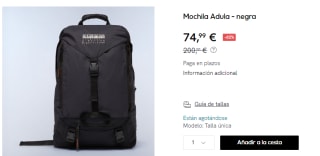 Mochila Napapijiri Adula - 27 litros por 74.99€
