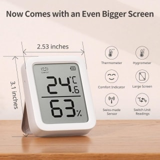SwitchBot Thermometer en Vochtmeter voor €11,99 bij Amazon