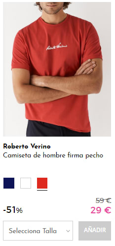 ROBERTO VERINO - Camiseta para ellos por 29€