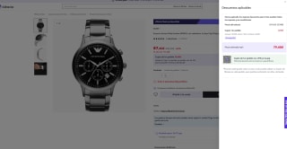 Hugo Boss Reloj hombre 1513676 Caja Original 44mm por 87,40€ (Nuevos usuarios por 77,40€)