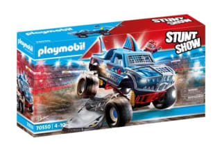 Playmobil 70550 Stunt Show Monster Truck Tiburón por 29€.