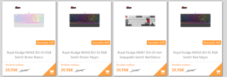 Recopilación teclado gaming desde solo 9,95€