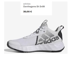 Zapatillas de Running adidas Ownthegame por 35€