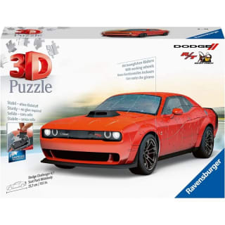 Chollazo Puzzle 3D Dodge Challenger Scat Pack rojo o azul por 23,09€ (pocas unidades)