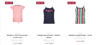 Merkmeisjeskleding kortingscode voor 15% extra korting op de sale tot 70% voor meisjes en jongens