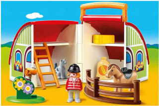PLAYMOBIL 1.2.3 Mijn Meeneem Manege voor €14,98 bij Amazon