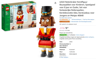 LEGO Notenkraker 40640 voor €8,99 met Amazon prime