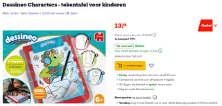 Dessineo Characters tekentafel voor kinderen voor €13,38 bij Bol.com