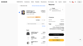 Honor MAGIC V2 + Watch 4 + Cargador por 1.169,10€