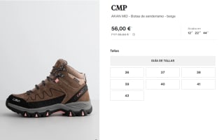 Botas de Trekking para Mujer CMP AKAN MID por 56€