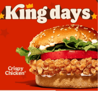 Crispy Chicken a tan solo 1,99€ en Burgerking