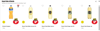 Alle Royal Club of Rivella 1 lt voor €1,29 bij Dirk