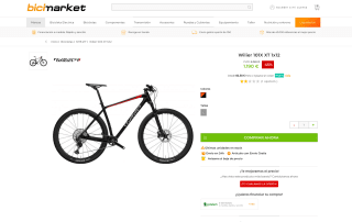 Bicicleta SHIMANO XT 1x12 WILIER CARBONO 101X XT por 1,134€