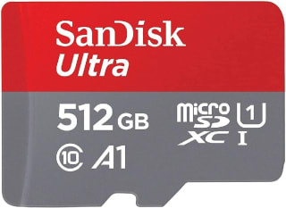Tarjeta de memoria microSDXC SanDisk Ultra de 512 GB + adaptador, por 40,12€