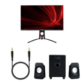 Monitor da Kaizen de 27 Polegadas + Subwoofer e duas caixas de som - R$ 1.928,32