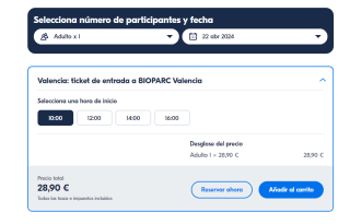 Entrada a BIOPARC Valencia Adulto por 28,90€